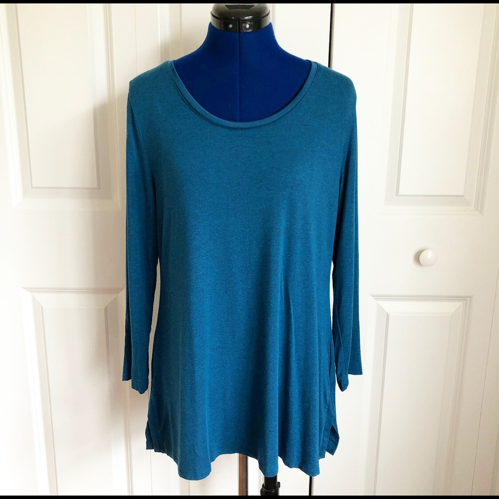 H By Halston Long Sleeve Top